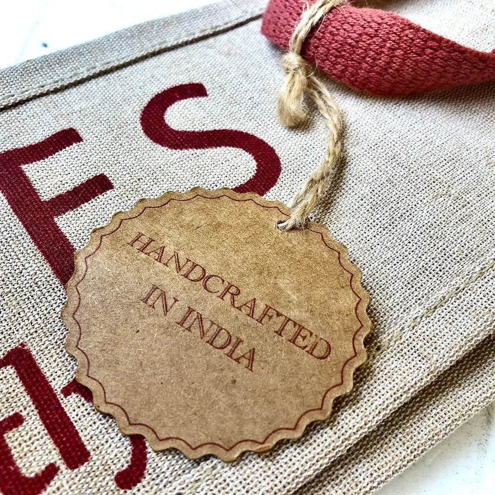 Burlap Wine Tote Gift Bags WINES CONSTANTLY NEW